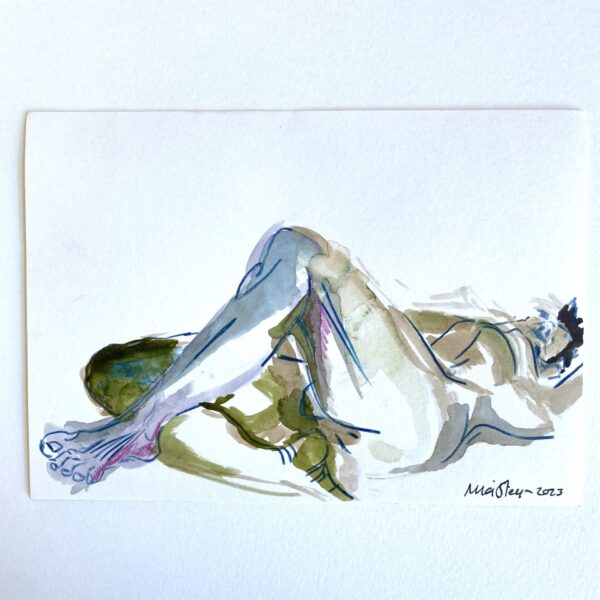 Mixed media figure study III